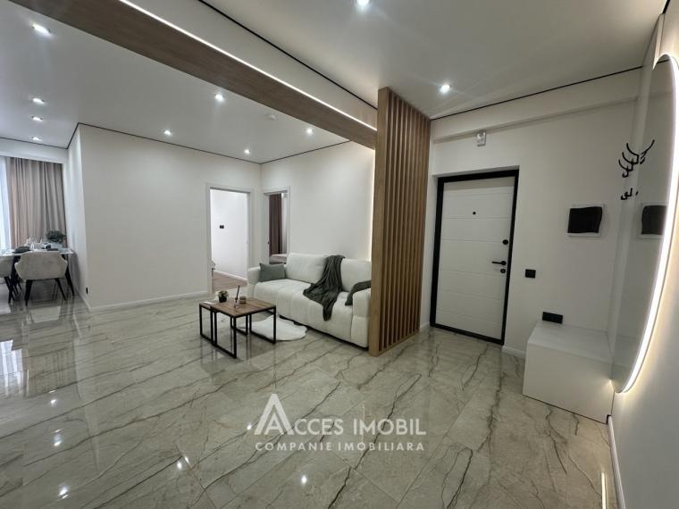 New Building! Durlesti, Cartusa street, 2 rooms + living room. Eurorepair! Middle floor!: 2
