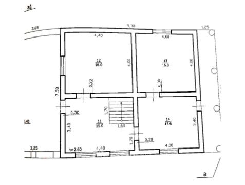 Casă! Cojușna, str. Mihai Viteazul, 5+ camere + living, 132m2 + 18 ari. Încălzire autonomă!: 15