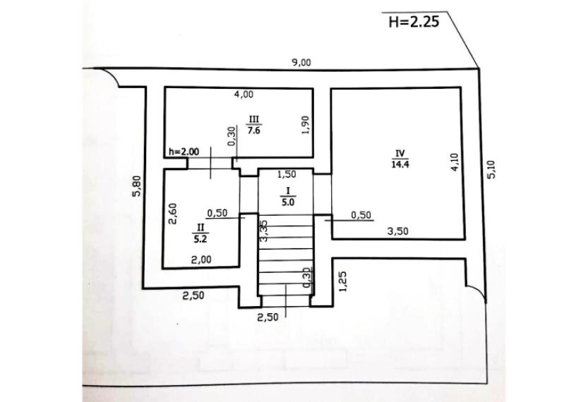 Casă! Cojușna, str. Mihai Viteazul, 5+ camere + living, 132m2 + 18 ari. Încălzire autonomă!: 17