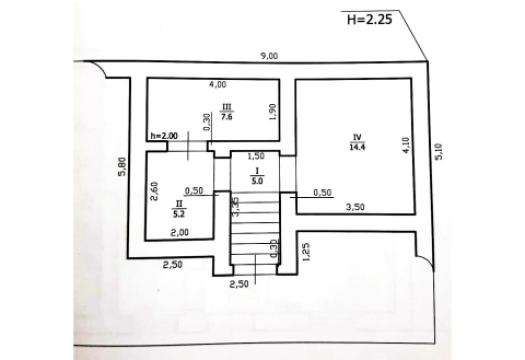 Casă! Cojușna, str. Mihai Viteazul, 5+ camere + living, 132m2 + 18 ari. Încălzire autonomă!: 17