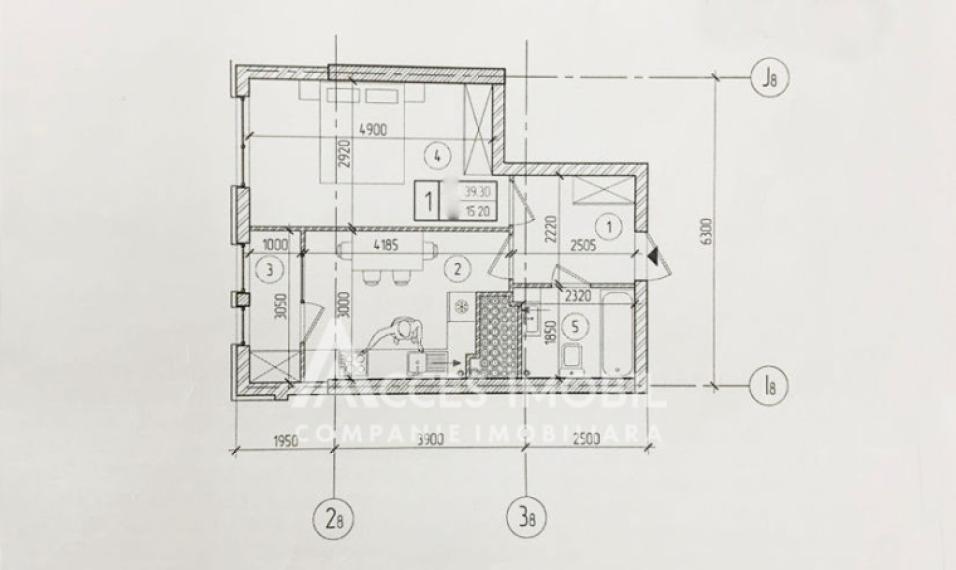 SkyHouse! Botanica, str. Cetatea Albă, 1 cameră. Localizare de mijloc!: 1