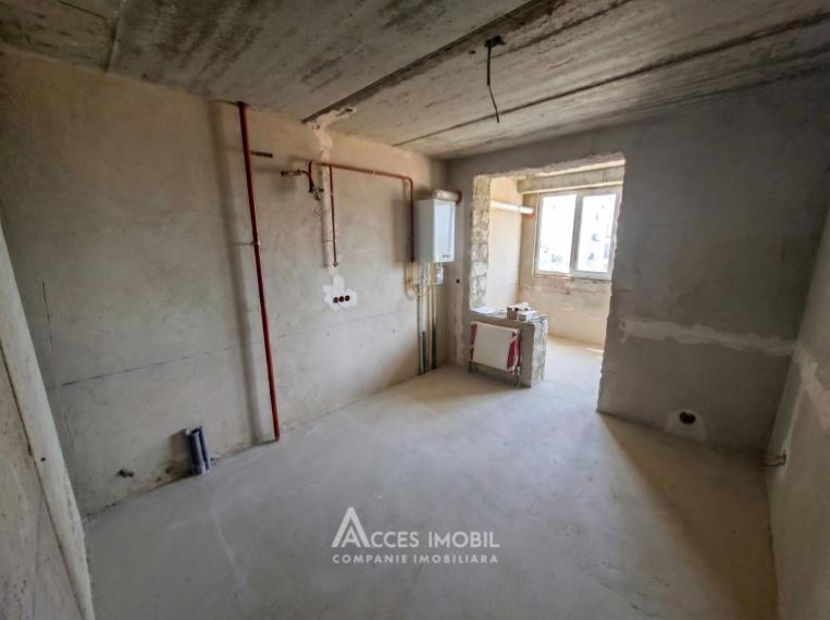 Bloc Nou! Durlești, str. Nicolae Testemițanu, 1 cameră + living. Varianta albă! Planimetrie individuală! Încălzire autonomă!: 3
