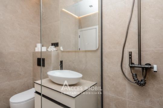 Penthouse! Bloc Nou! Durlești, str. Regina Elisabeta, 2 camere + living + terasă! Euroreparație! Încălzire autonomă!: 10