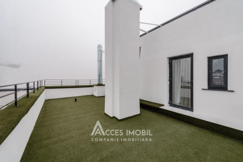 Penthouse! Bloc Nou! Durlești, str. Regina Elisabeta, 2 camere + living + terasă! Euroreparație! Încălzire autonomă!: 12