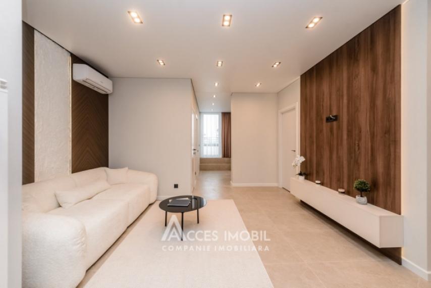 Penthouse! Bloc Nou! Durlești, str. Regina Elisabeta, 2 camere + living + terasă! Euroreparație! Încălzire autonomă!: 4