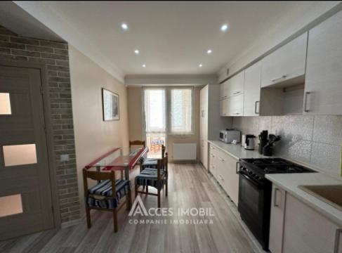 Chirie! Buiucani, str. Alba-Iulia, 1 cameră + living. Euroreparație!: 4