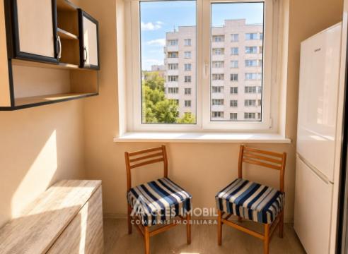 Chirie! Buiucani, str. Alba-Iulia, 1 cameră + living. Euroreparație!: 9