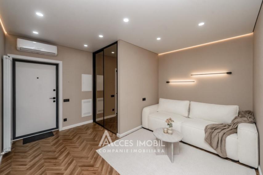 Bloc Nou! Durlești, str. Regina Elisabeta, 1 cameră + living. Euroreparație!: 2