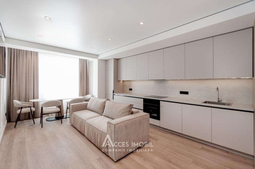 Bloc Nou! Durlești, str. Cartușa, 2 camere + living. Euroreparație! Încălzire autonomă!: 9