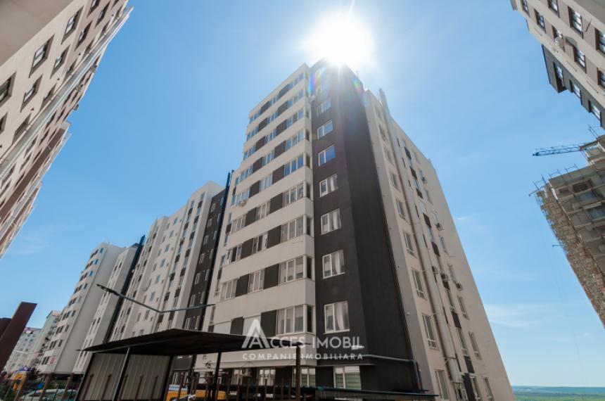 Bloc Nou! Durlești, str. Cartușa, 2 camere + living. Euroreparație! Încălzire autonomă!: 17