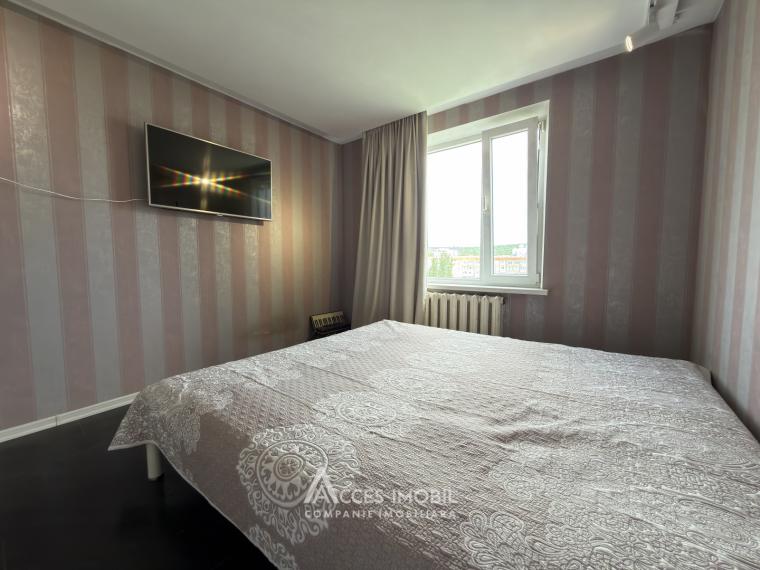 Râșcani, str. Andrei Doga, 3 camere + living. Euroreparație!: 4