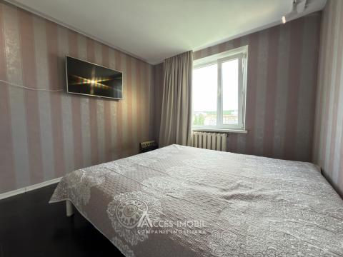 Râșcani, str. Andrei Doga, 3 camere + living. Euroreparație!: 4