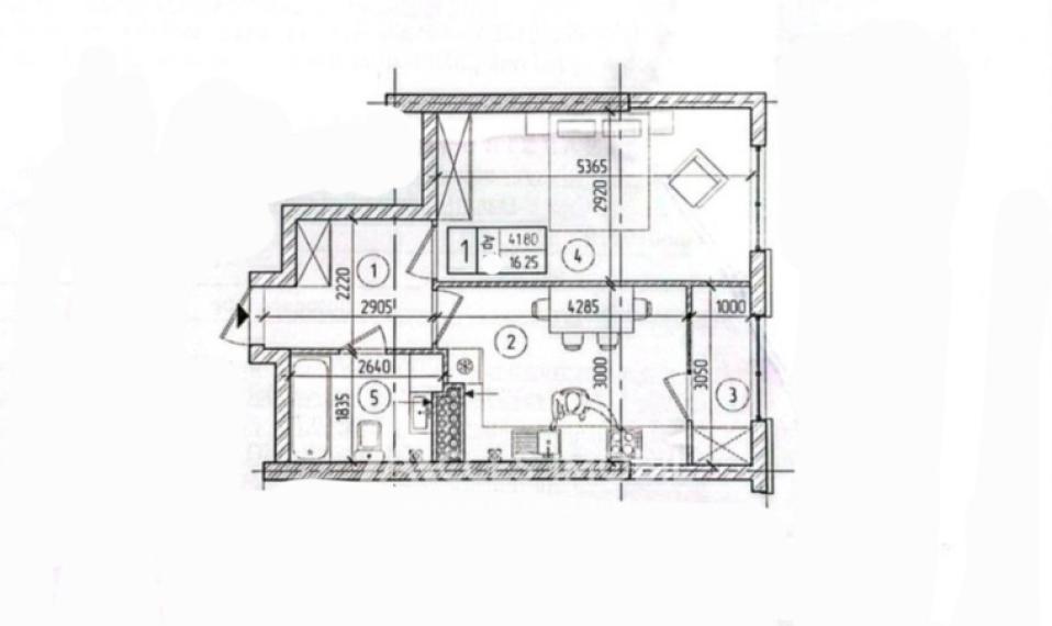 SkyHouse! Botanica, str. Cetatea Albă, 1 cameră, 42m². Încălzire autonomă!: 1