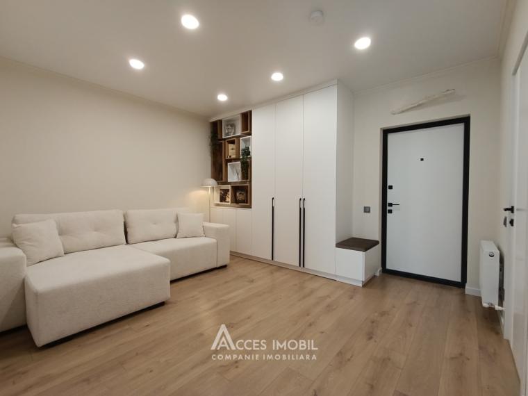 Bloc Nou! Durlești, str. Regina Elisabeta, 1 cameră + living. Euroreparație!: 2
