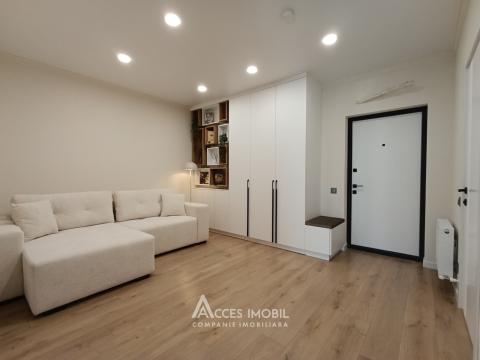 Bloc Nou! Durlești, str. Regina Elisabeta, 1 cameră + living. Euroreparație!: 2