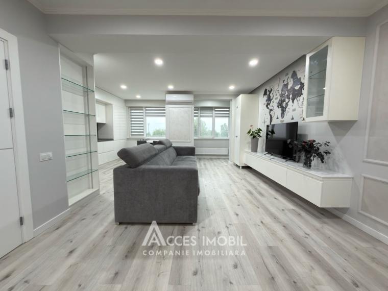 Basconslux! Bloc Nou! Ciocana, str. Mircea cel Bătrân, 2 camere + living. Euroreparație! Încălzire autonomă!: 1