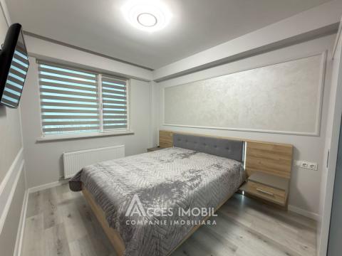 Basconslux! Bloc Nou! Ciocana, str. Mircea cel Bătrân, 2 camere + living. Euroreparație! Încălzire autonomă!: 2