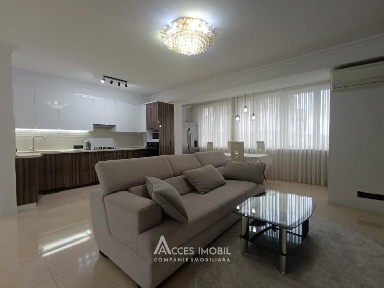 Centru, bd. Ștefan cel Mare și Sfânt, 2 camere + living. Euroreparație!: 0