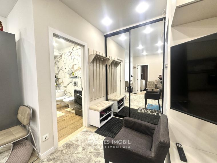 Pamir Construct! Bloc Nou! Botanica, str. Ghica-Vodă, 1 cameră + living. Euroreparație!: 8