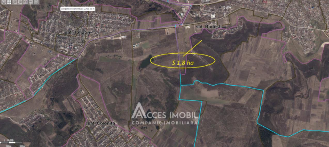 Land for construction, 184 ares! Budești, Budești Street!: 12