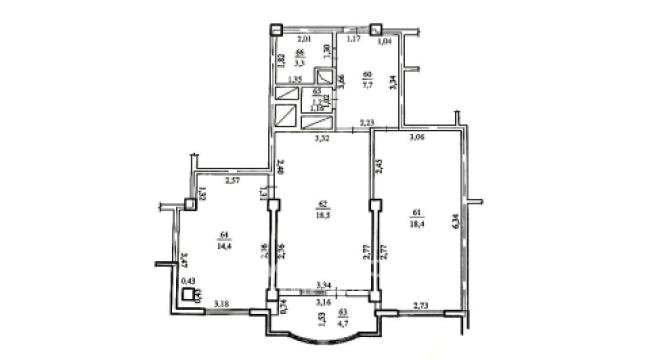 Bloc Nou! Centru, str. Ion Nistor, 2 camere + living! Varianta albă!: 8