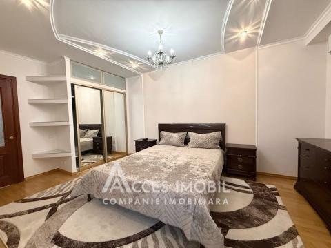 Chirie! Bloc Nou! Centru, bd. Ștefan cel Mare, 3 camere + living. Euroreparație!: 2