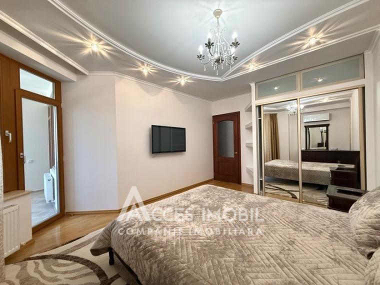 Chirie! Bloc Nou! Centru, bd. Ștefan cel Mare, 3 camere + living. Euroreparație!: 3