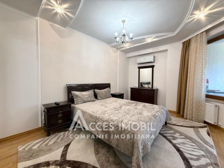 Chirie! Bloc Nou! Centru, bd. Ștefan cel Mare, 3 camere + living. Euroreparație!: 4