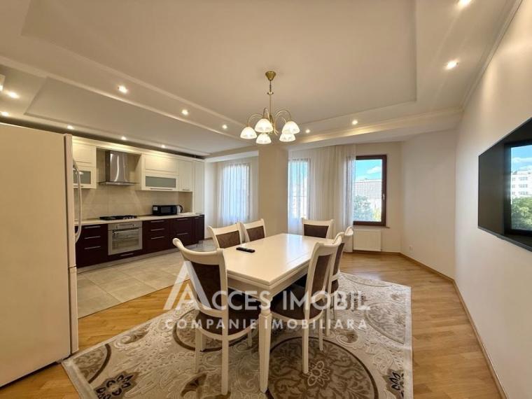 Chirie! Bloc Nou! Centru, bd. Ștefan cel Mare, 3 camere + living. Euroreparație!: 11
