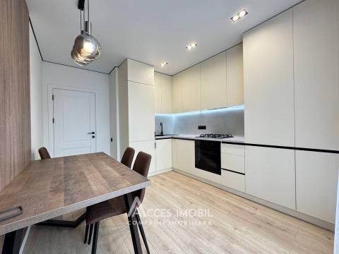 For Rent! New Block! Center, Cornesti str., 2 rooms + living. Euro repair!: 2