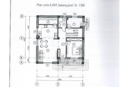 Casă în 2 niveluri! Strășeni, str. Codrilor, 160m² + 6 ari. Varianta albă!: 3