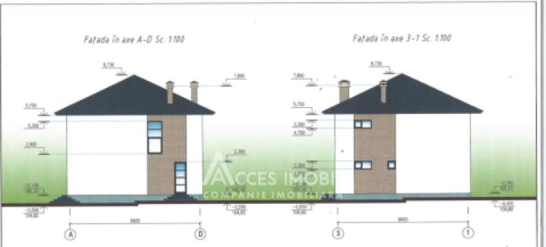 Casă în 2 niveluri! Strășeni, str. Codrilor, 160m² + 6 ari. Varianta albă!: 5