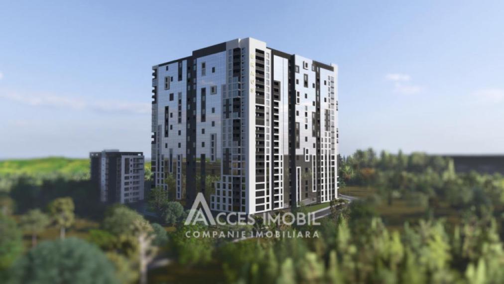 Braus! New Block! Aeroport, Dacia Blvd., 1 room + living room. Middle position!: 0