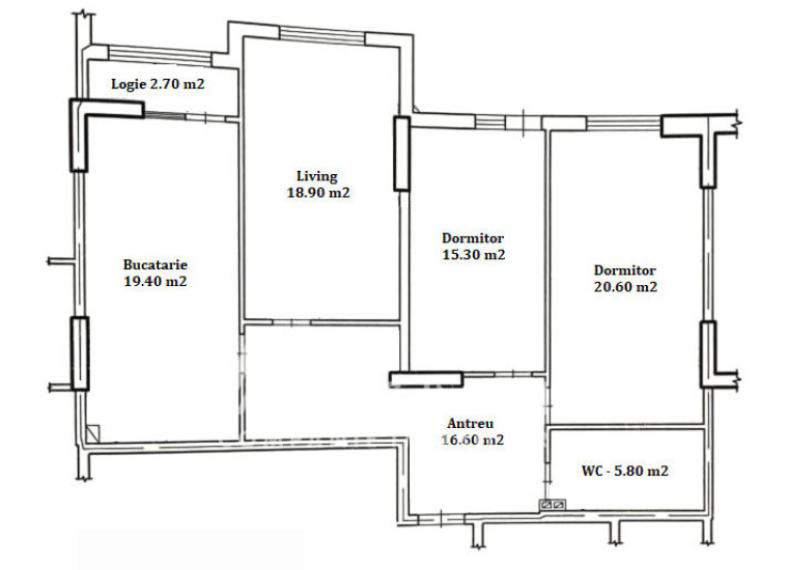 Inamstro! New Block! Buiucani, L. Deleanu street, 3 rooms. White version!: 2