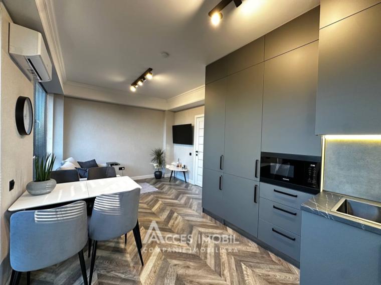 Bloc nou! str. Nadejda Russo, Râșcani, 2 camere + living. Euroreparație! + Terasă de 25m2!: 1