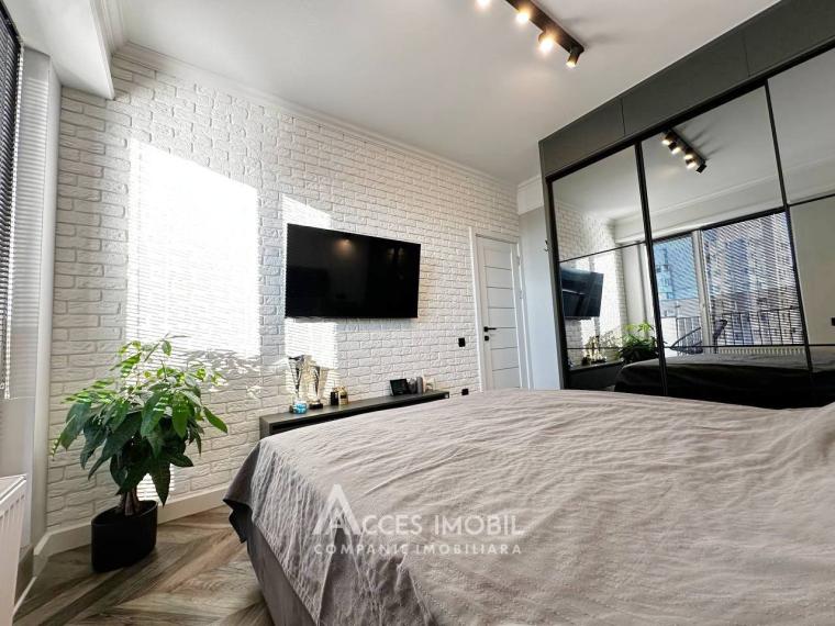Bloc nou! str. Nadejda Russo, Râșcani, 2 camere + living. Euroreparație! + Terasă de 25m2!: 4
