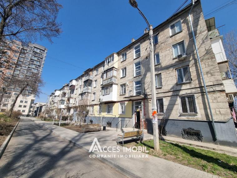 Botanica, str. Nicolae Titulescu, 2 camere! Euroreparație! De mijloc!: 6
