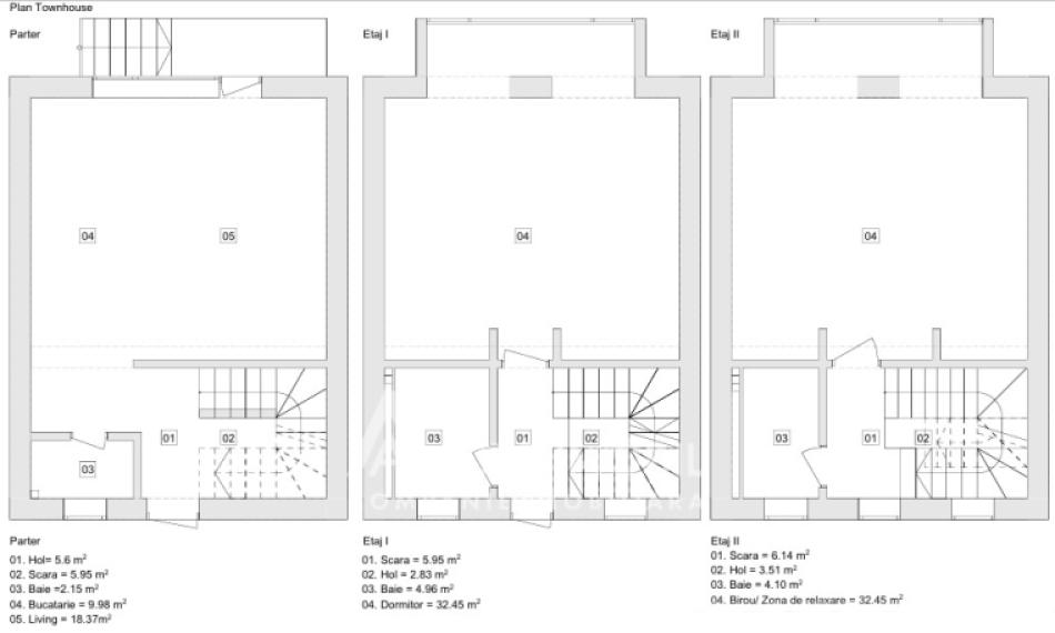 TownHouse în 3 niveluri! Râșcani, str. Chicago, 3 camere + living, 210m2 + 2 ari. Euroreparație!: 28