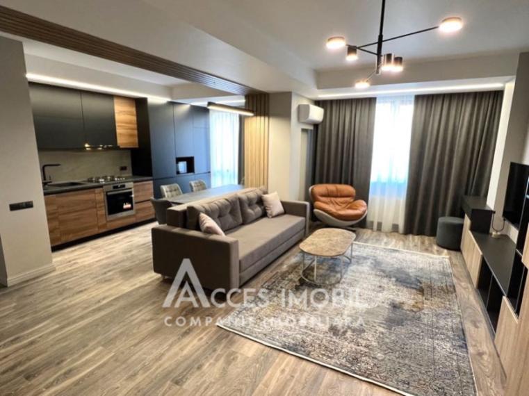 Bloc Nou! Centru, str. Alessandro Bernardazzi, 1 cameră + living. Reparație Premium! Încălzire autonomă!: 0