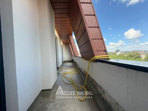 Milanin! Bloc Nou! Centru, str. Colina Pușkin, 3 camere + living. Varianta albă! Penthouse!: 9