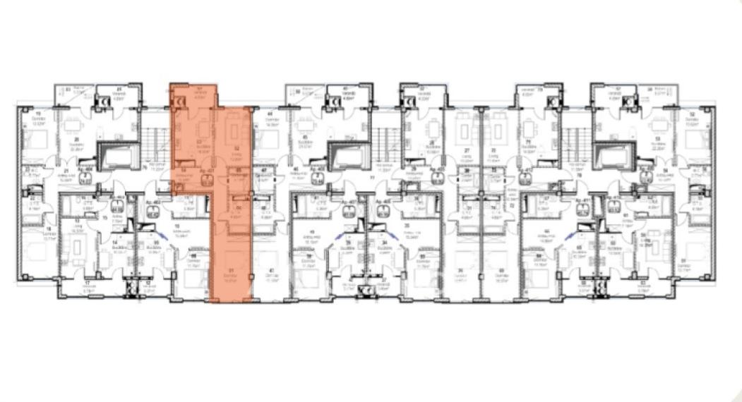Horus! New Block! Râșcani, Tudor Vladimirescu street, 2 rooms + living room. Middle position!: 5