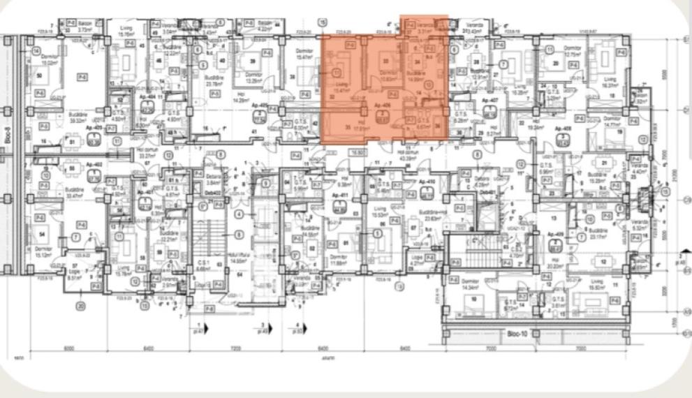 Horus! Bloc Nou! Râșcani, str. Tudor Vladimirescu, 2 camere + living. Localizare de mijloc!: 5