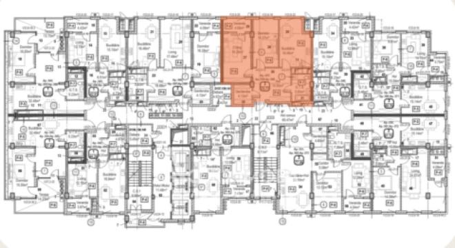 Horus! Bloc Nou! Râșcani, str. Tudor Vladimirescu, 2 camere + living. Localizare de mijloc!: 5