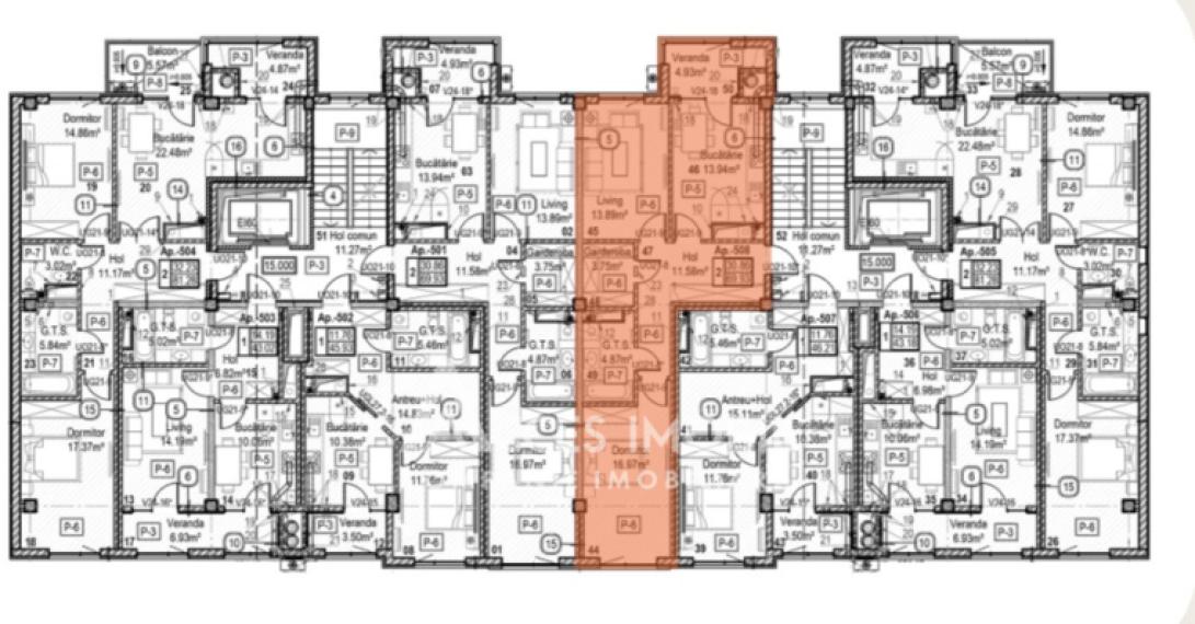 Horus! Bloc Nou! Râșcani, str. Tudor Vladimirescu, 2 camere + living. Încălzire autonomă!: 5