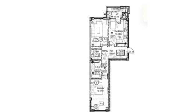 Horus! Bloc Nou! Râșcani, str. Tudor Vladimirescu, 2 camere + living. Încălzire autonomă! De mijloc!: 4