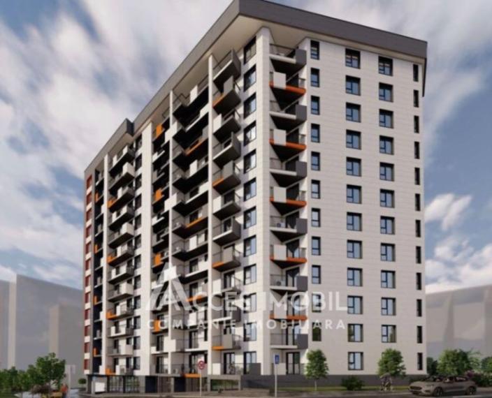 Bloc Nou! Telecentru, str. Ialoveni, 1 cameră + living. Încălzire autonomă!: 1