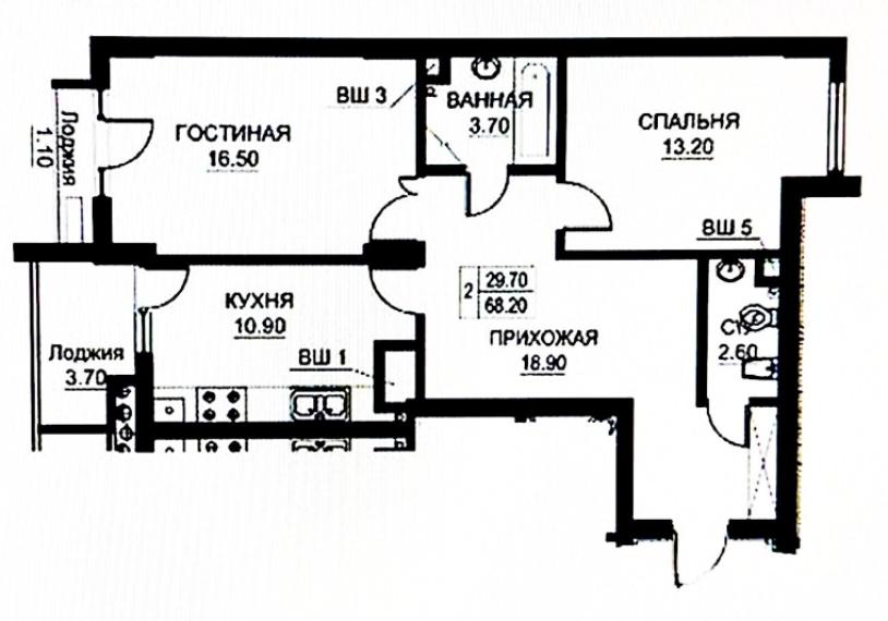 Exfactor! Bloc Nou! Ciocana, str. Nicolae Milescu Spătarul, 2 camere + living. Varianta albă! Încălzire autonomă!: 2