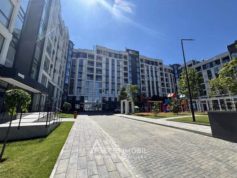 Bloc Nou! Durlești, str. Regina Elisabeta, 1 cameră + living. Euroreparație! Priveliște!: 12