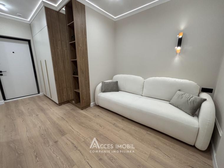 Bloc Nou! Durlești, str. Regina Elisabeta, 1 cameră + living. Euroreparație! Priveliște!: 4