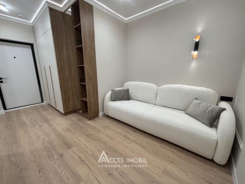 Bloc Nou! Durlești, str. Regina Elisabeta, 1 cameră + living. Euroreparație! Priveliște!: 4